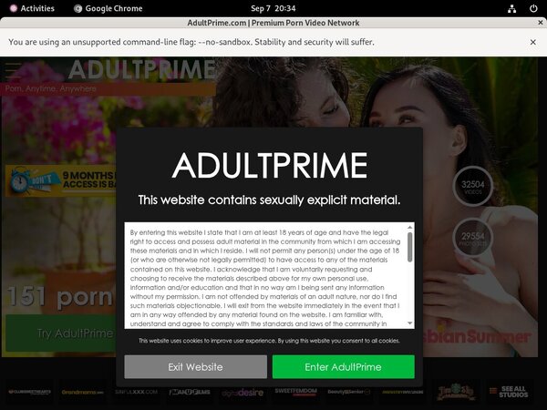 Adultprime.com Get Password