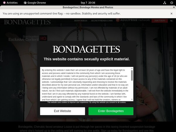 Bondagettes Account Forum