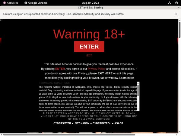 CBT And Ball Busting Passwords