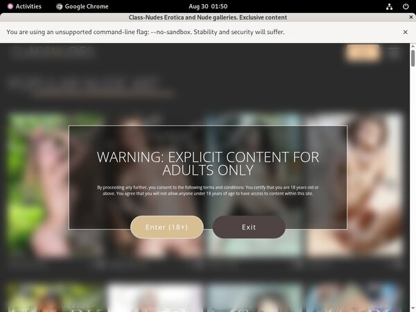 Class-nudes.com Trail Membership