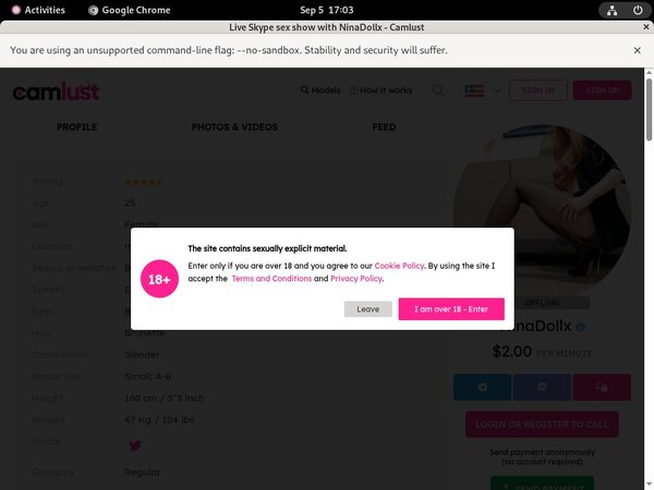 Discount Ninadollx Sign Up