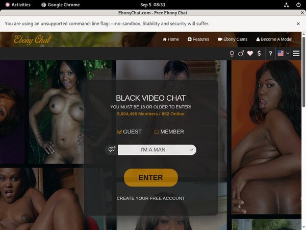 Ebonychat.com Gratuite