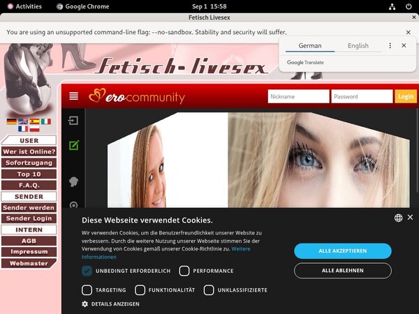 Fetischlivesex Free Trial Price