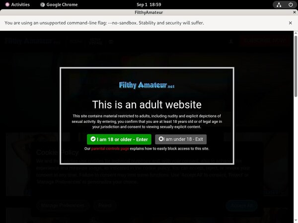 Filthy Amateur Discount Username