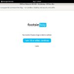 Footsiebay.com Account Login