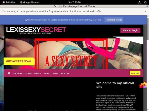 Free Lexissexysecret.modelcentro.com Video
