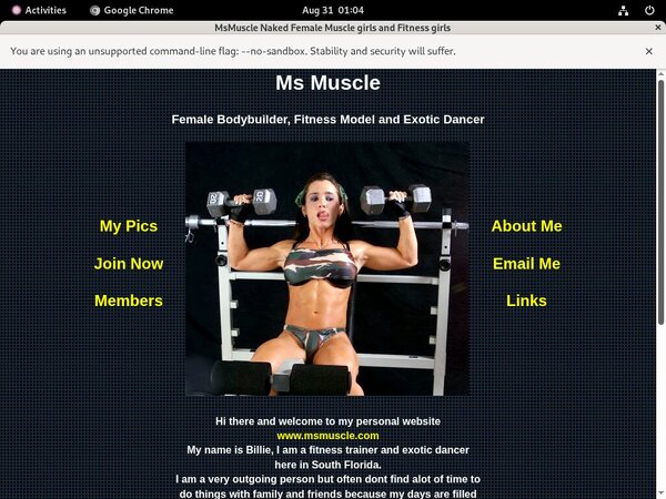 Free Msmuscle.com Acounts