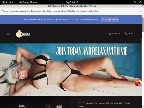 Free SallyDangeloXXX Porn Accounts