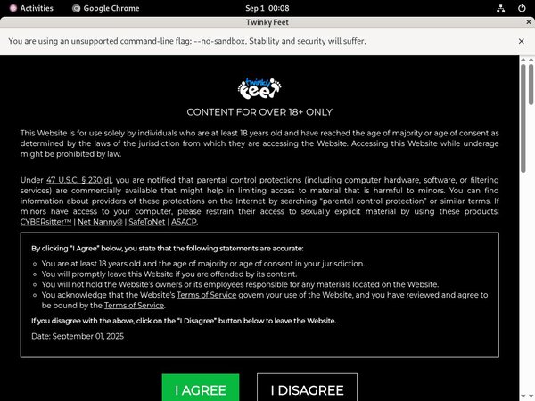 FreeTwinky Feetaccounts