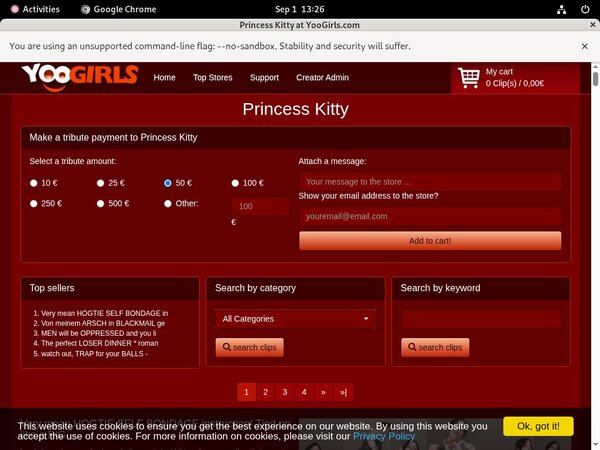 Get A Free Princess Kitty Membership