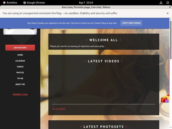 Gratis Analissa.modelcentro.com