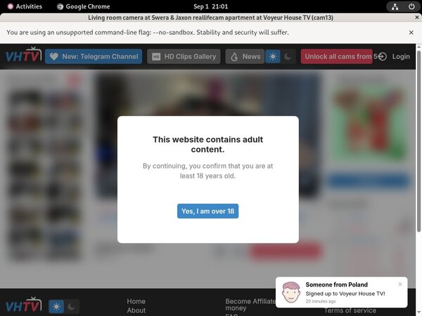 How To Get Free Voyeur-house.tv Accounts