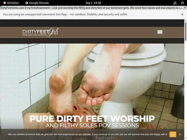 How To Join Girls Feet Dirty For Free