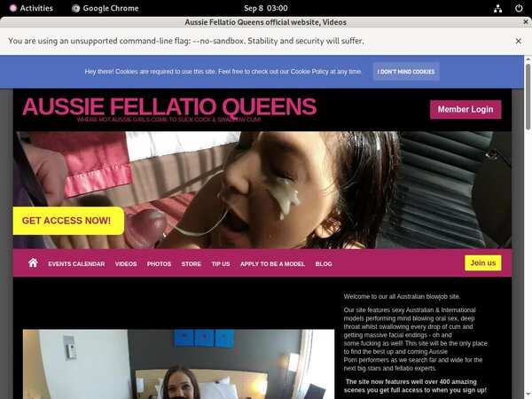 Join AussieFellatioQueens Paypal