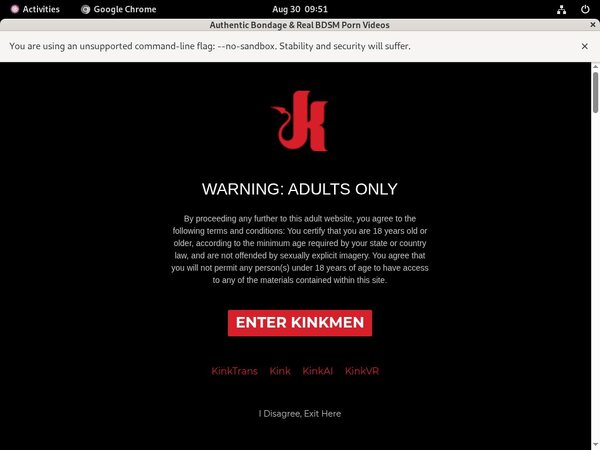 Kinkmen Get An Account