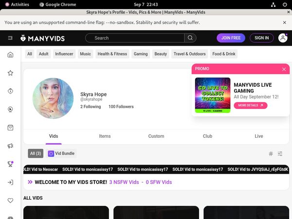 Manyvids.com Payment Options