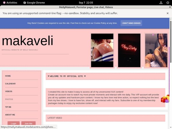 MellyMakaveli Member Passwords