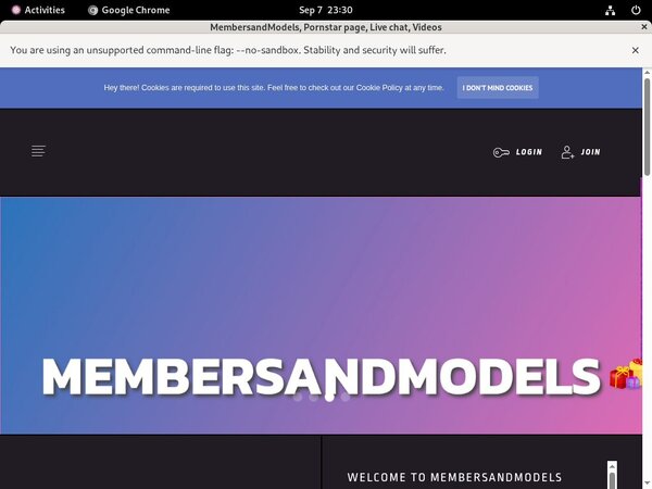 MembersandModels Sign Up Form