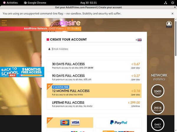 Paypal Digitaldesire Sign Up