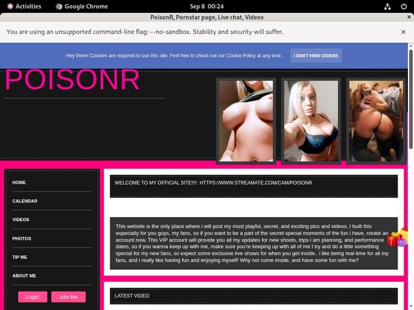 Poisonr.modelcentro.com Discount Offer 2018