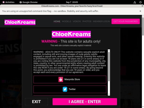 Porn Chloe Kreams
