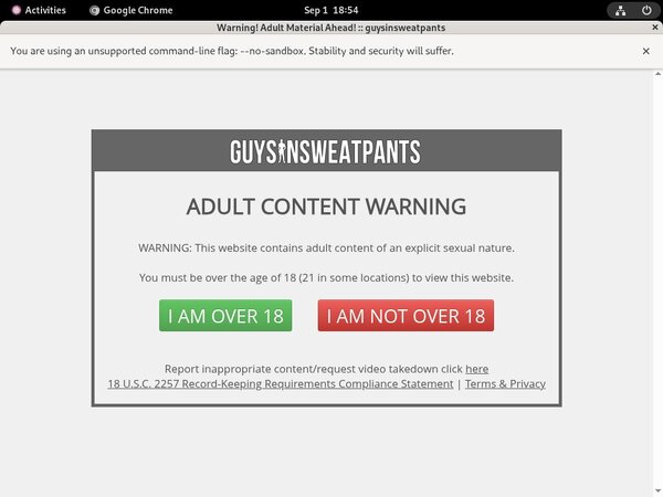 Premium Guysinsweatpants.com