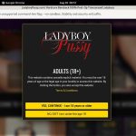 Pussy Ladyboy Trial Membership