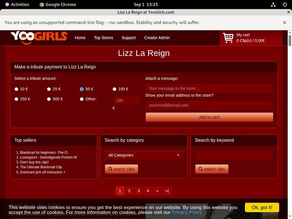 Register For Lizz La Reign