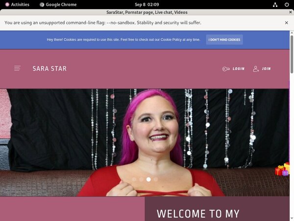 SaraStar Porn Site