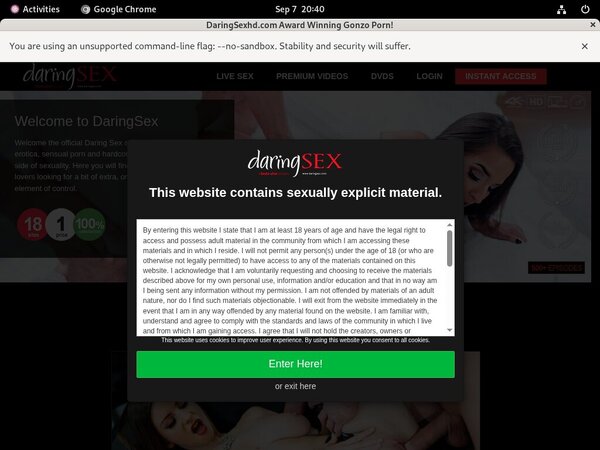Sex Daring Premium Account