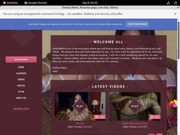 Sexxidestiny.modelcentro.com ????