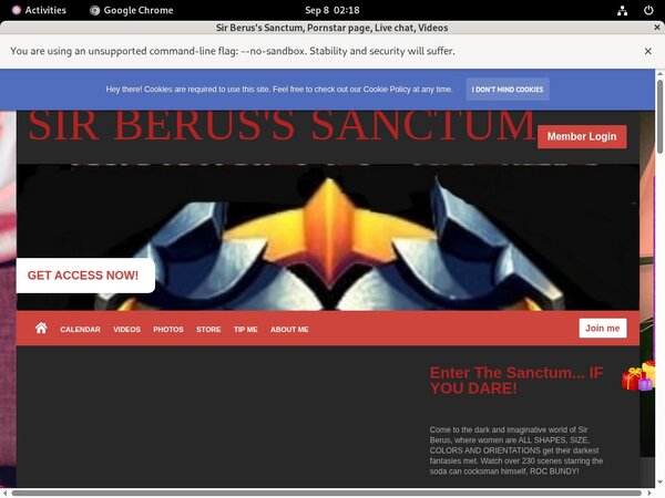 SirBerus'sSanctum Login Info SirBerus'sSanctum Login Info