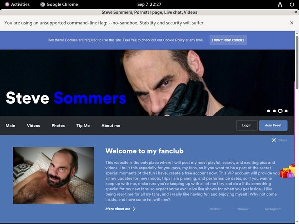 Stevesommersxxx.com Trial Sign Up