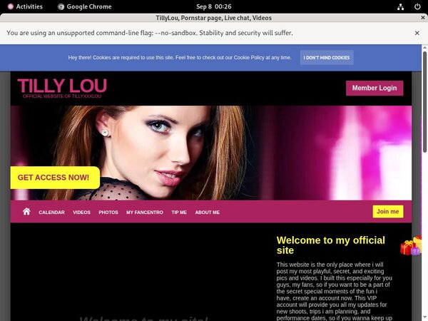 TillyLou Account Info