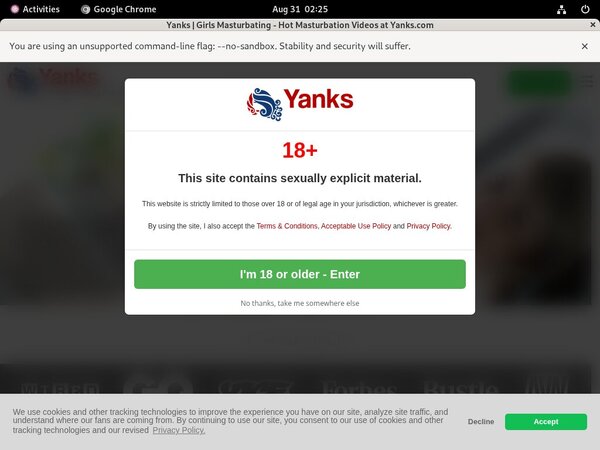 Try Yanks Free Trial