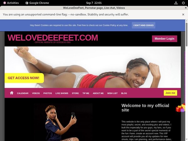 Welovedeefeet.com Discount Promo