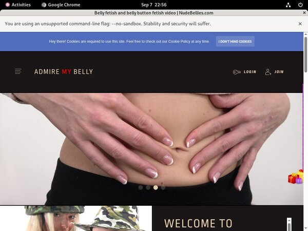 Working Nude Bellies Login