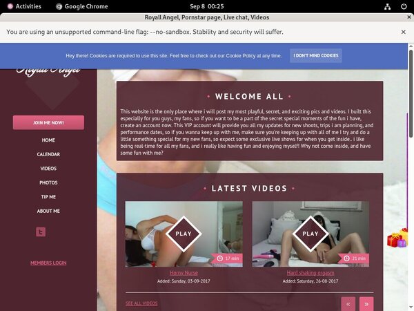 Working Royall Angel Password