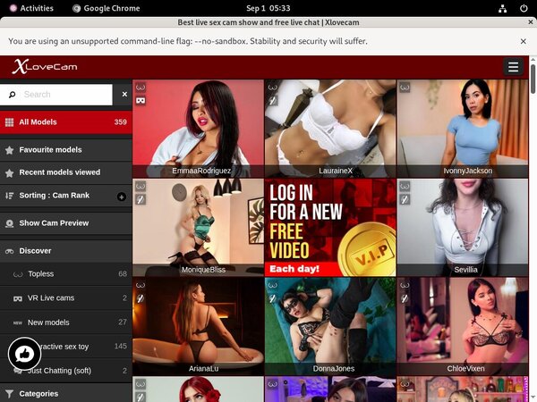 X Love Cam Free Trial Promotion