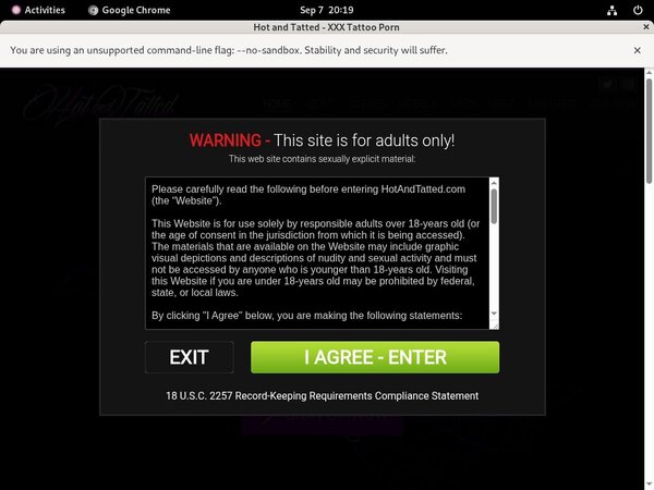 Free Hotandtatted.com Username