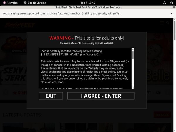 One Time Sinfulfeet Discount One Time Sinfulfeet Discount