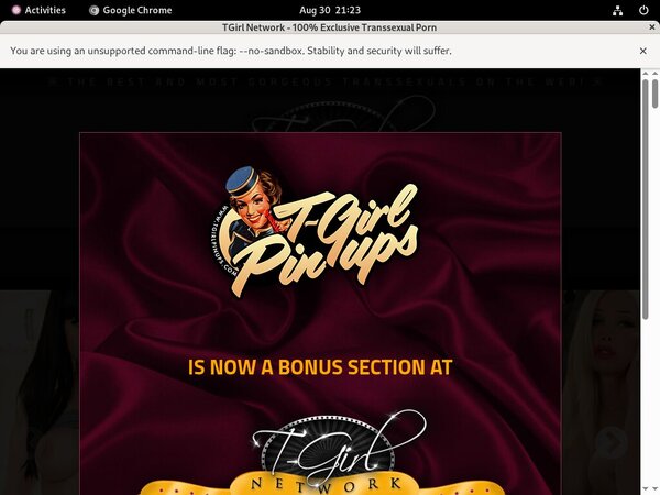 Signup For TGirl Pinups With Paypal