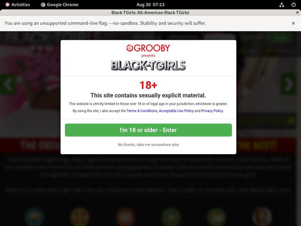 Black TGirls Checkout Page
