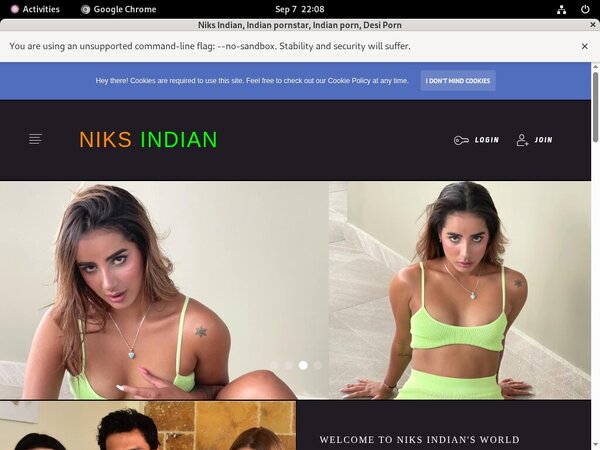 Working Niks Indian Account