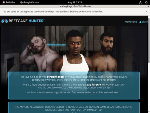 Beefcakehunter.com Mobile Accounts