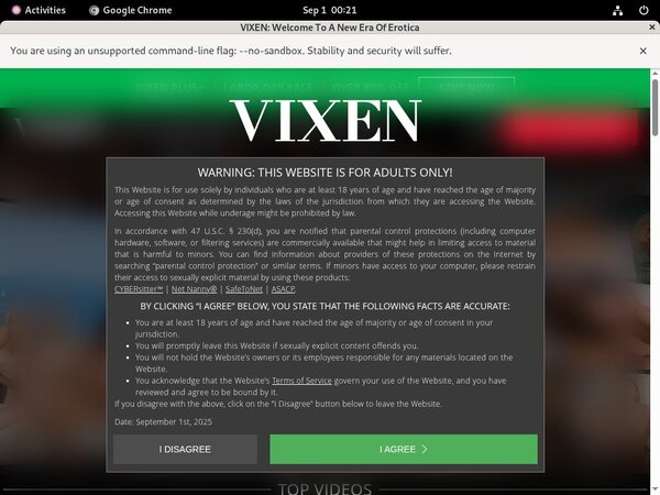 Free Vixen Trial Access