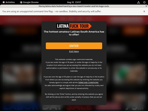 Latina Fuck Tour Working Account