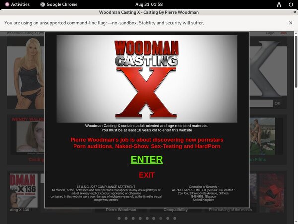 Woodman Casting X Pwds